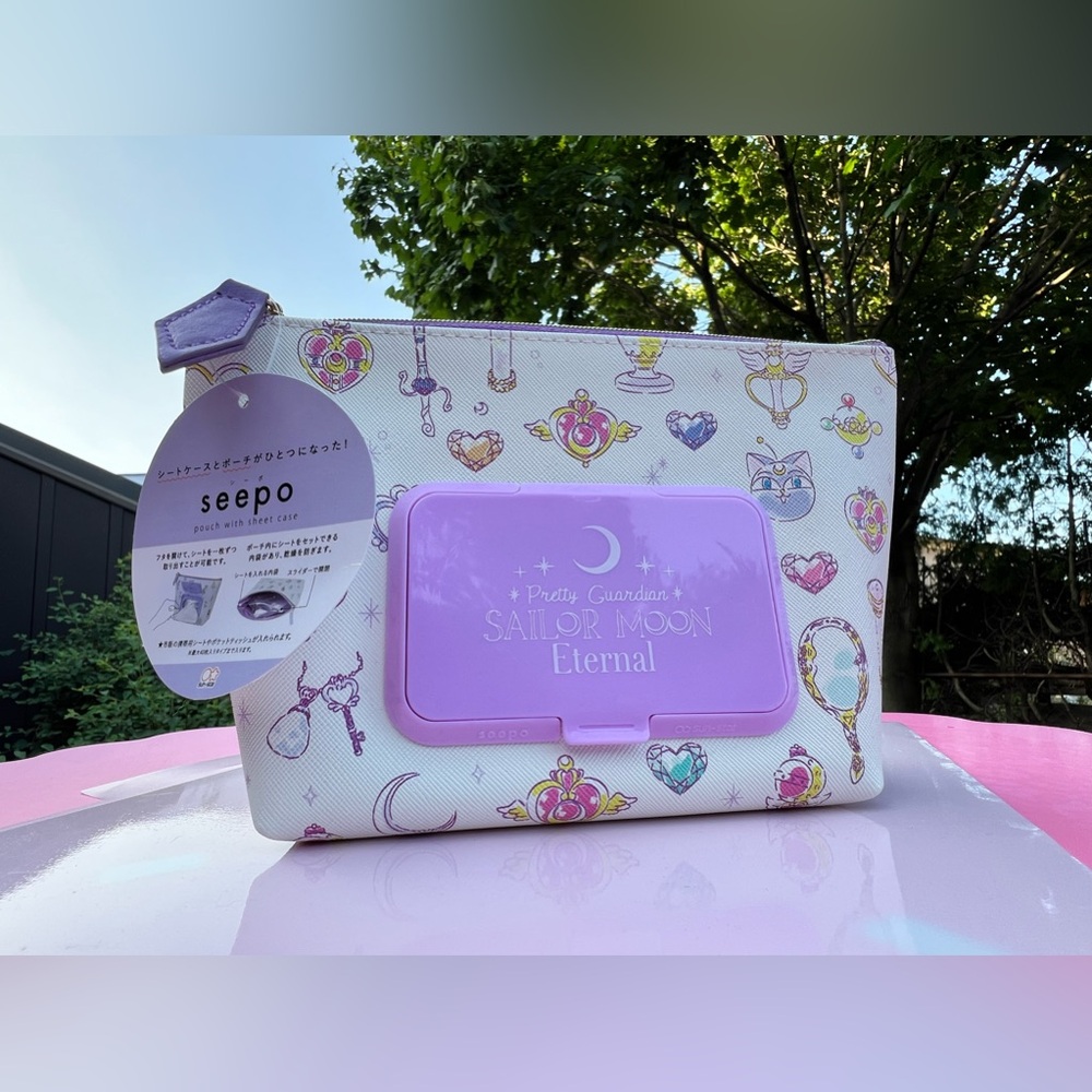 Pretty Guardian Sailor Moon Eternal Make Up Pouch Cosmetic Case Seppo